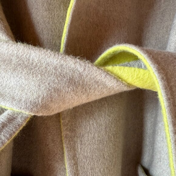 Two coats in one!! Max Mara reversible wool/angora coat, NWOT, 38 or S - Picture 3 of 11